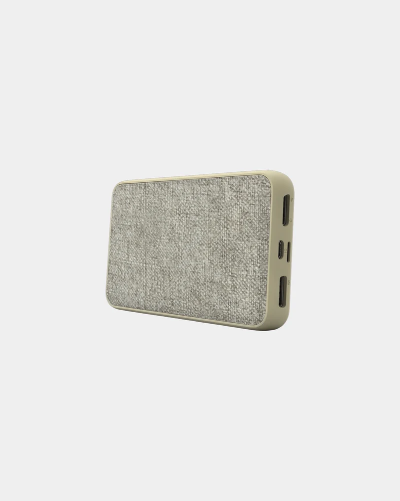 Batterie de secours RPET & chanvre organique 5 000mAh à personnaliser