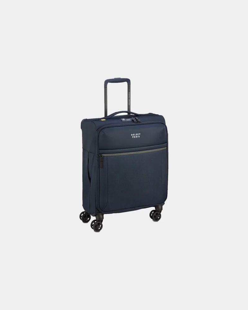 Valise cabine recyclée Delsey Brochant 3 Slim 55 cm à personnaliser