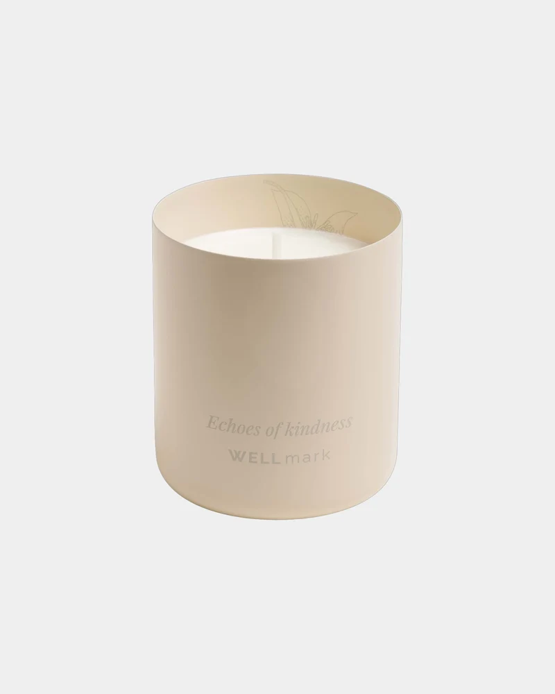 Bougie parfumée éco Wellmark à personnaliser