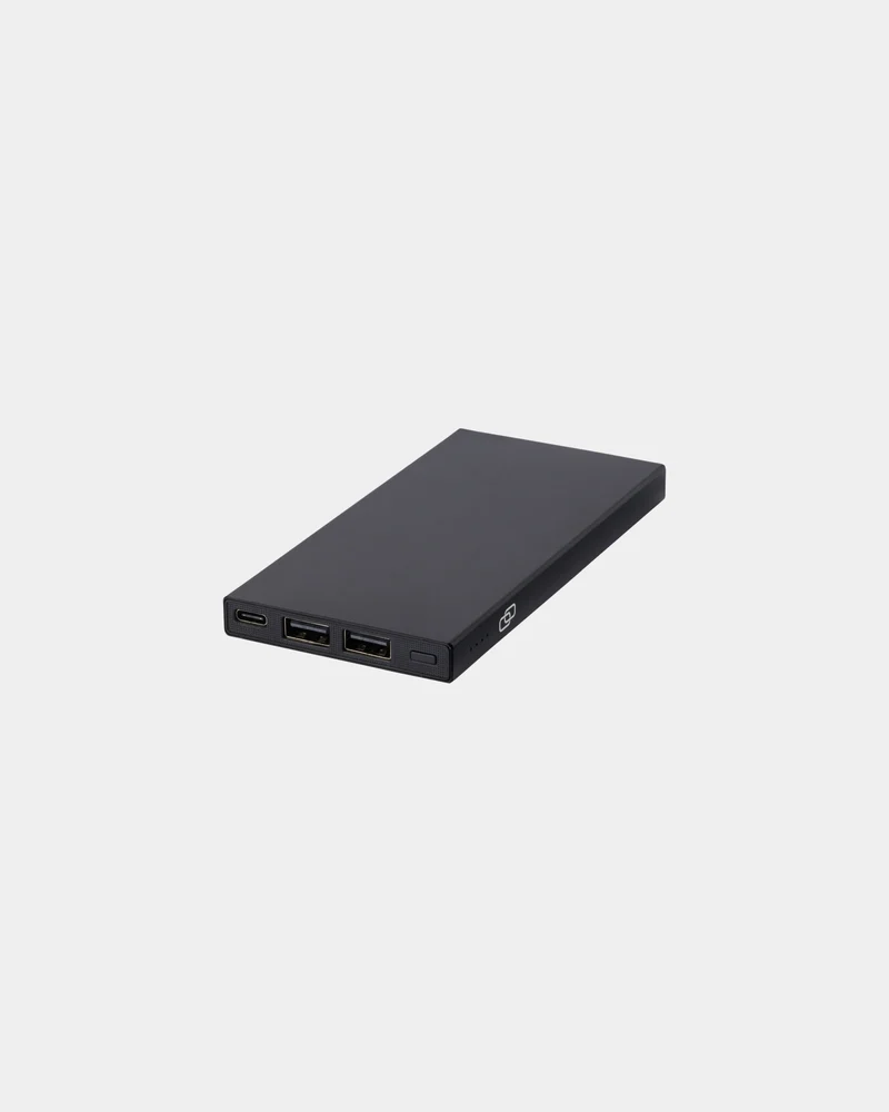 Batterie de secours aluminium recyclé 5000mAh à personnaliser