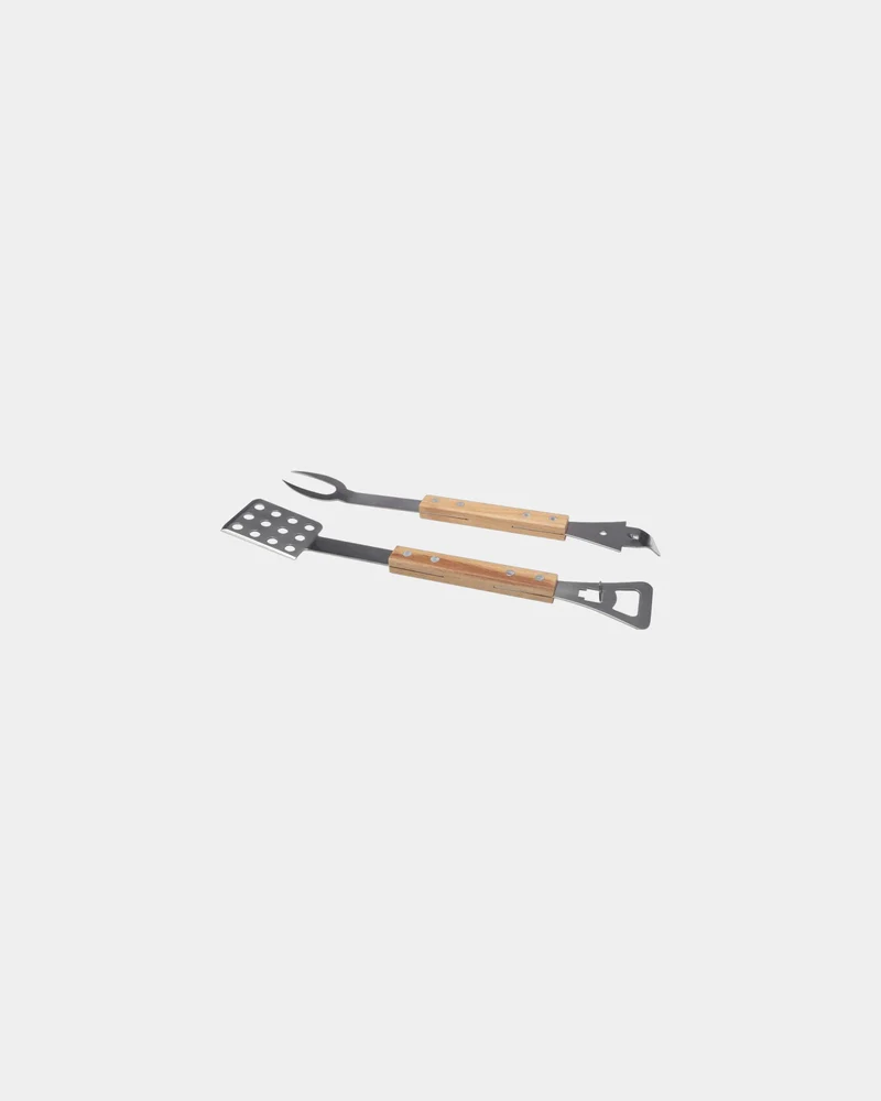 Set barbecue acier inoxydable recyclé à personnaliser