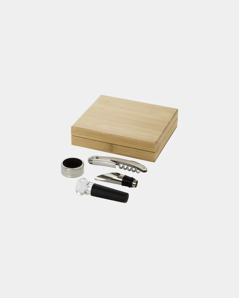 Coffret à vin 4 pièces à personnaliser