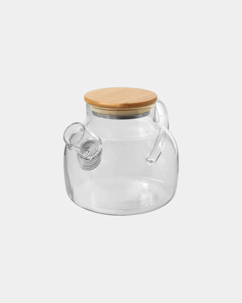 Théière en verre borosilicate 1000ml à personnaliser