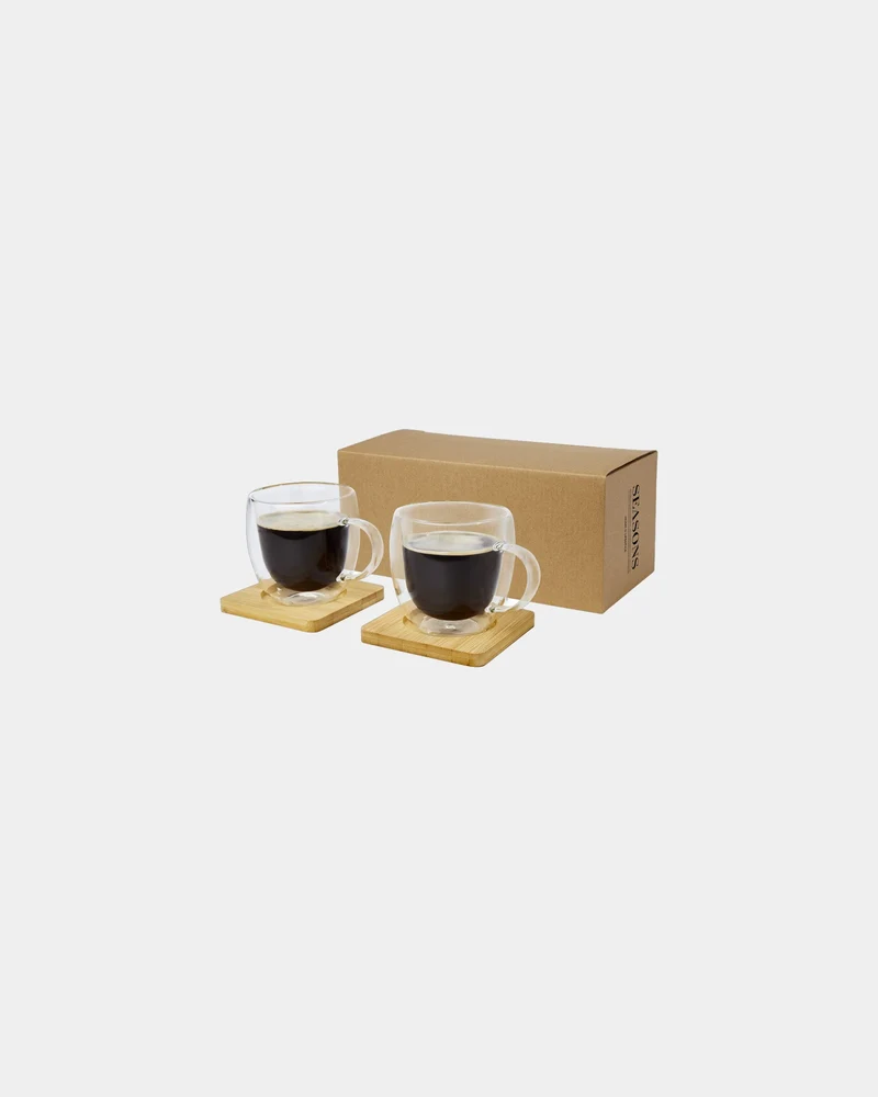 Tasse en verre borosilicate 250 ml à personnaliser