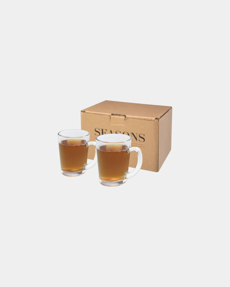 Ensemble de 2 verres à thé 310 ml à personnaliser