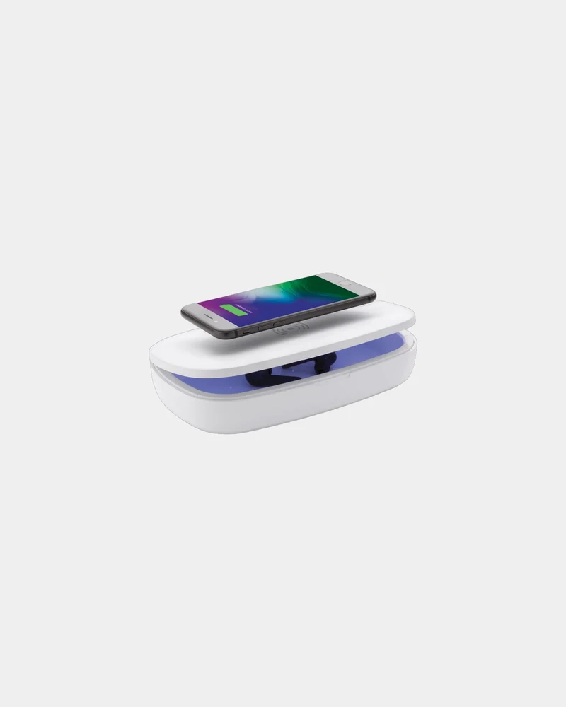 Boîte de stérilisation UV-C avec chargeur sans fil à personnaliser