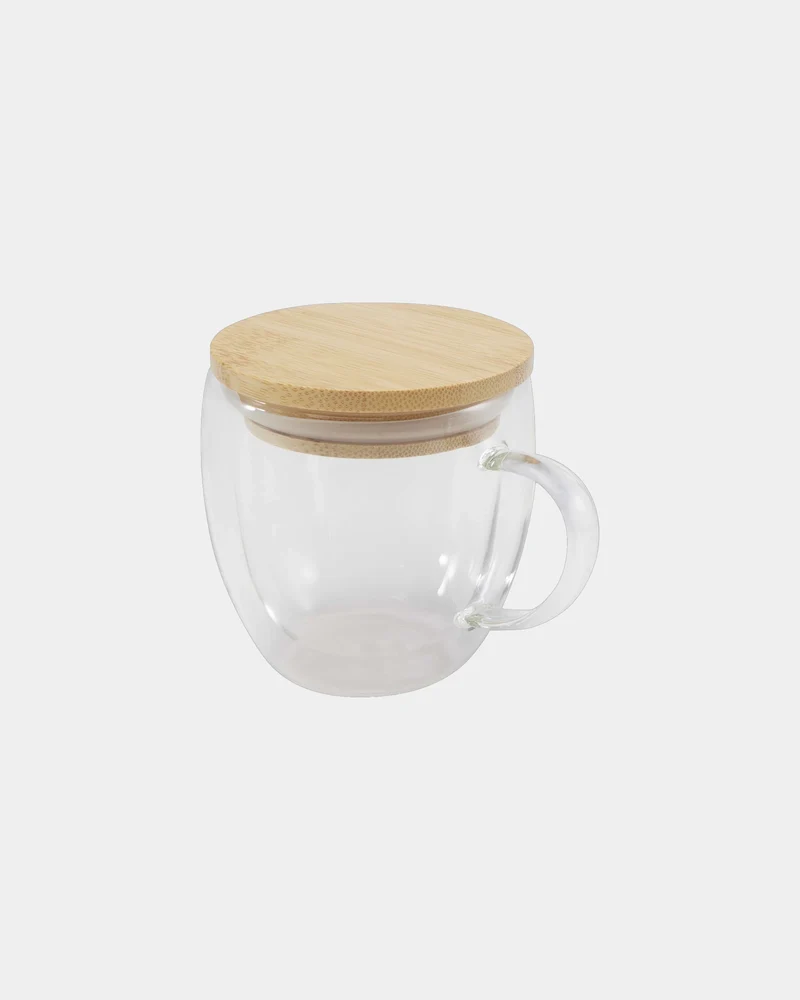 Tasse en verre isotherme 250ml à personnaliser