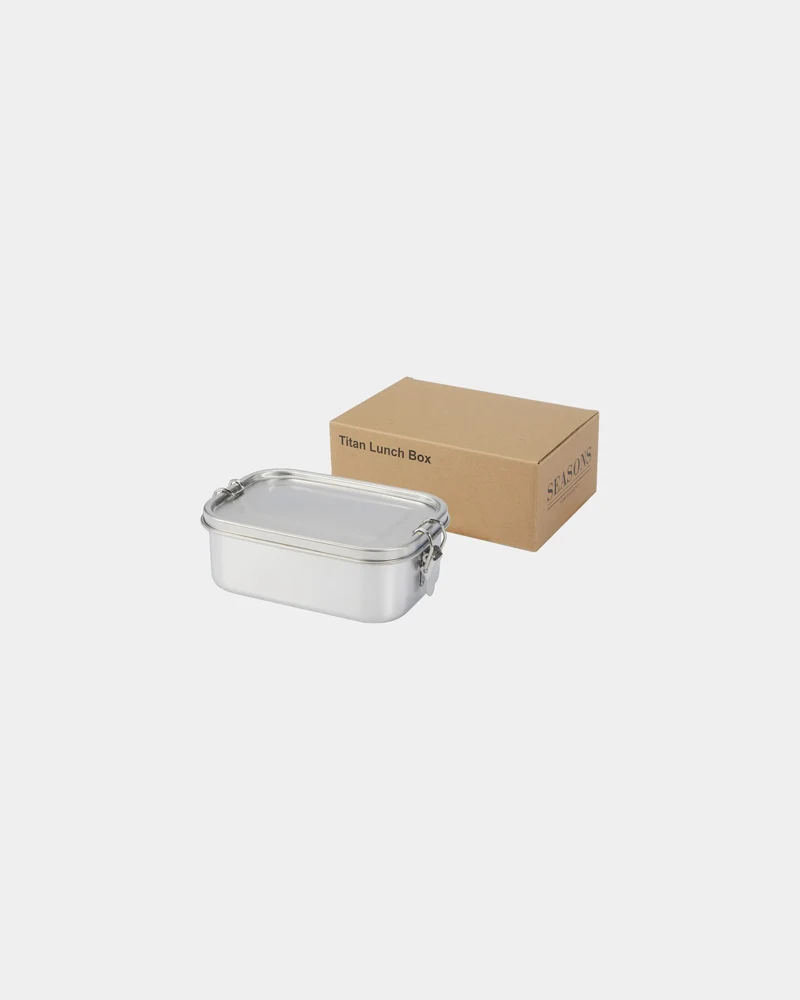 Boîte repas Titan en acier inoxydable recyclé 750 ml à personnaliser