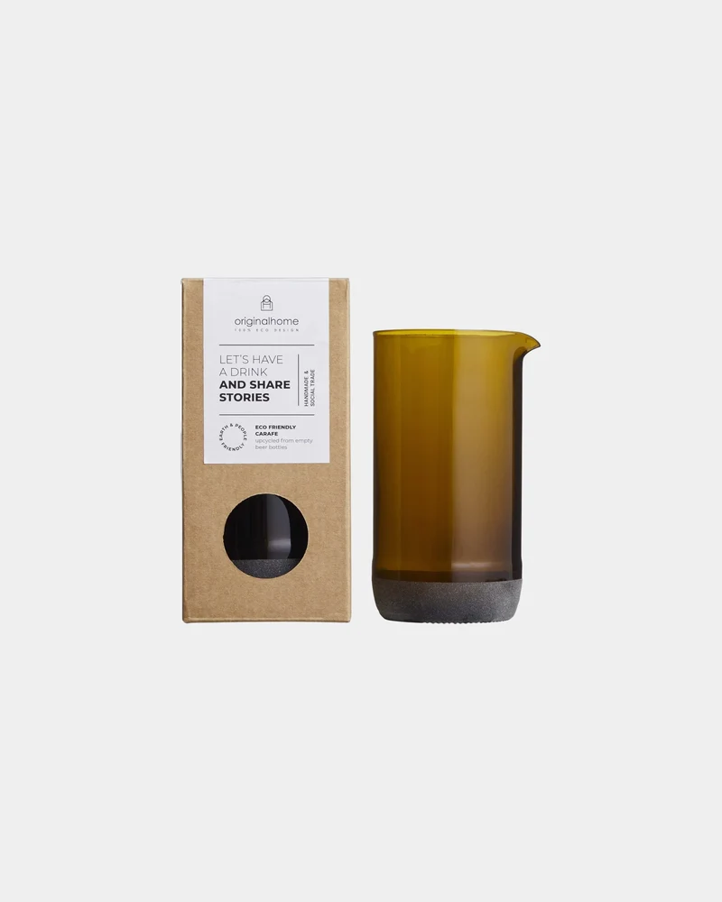 Carafe à eau verre recyclé Originalhome à personnaliser