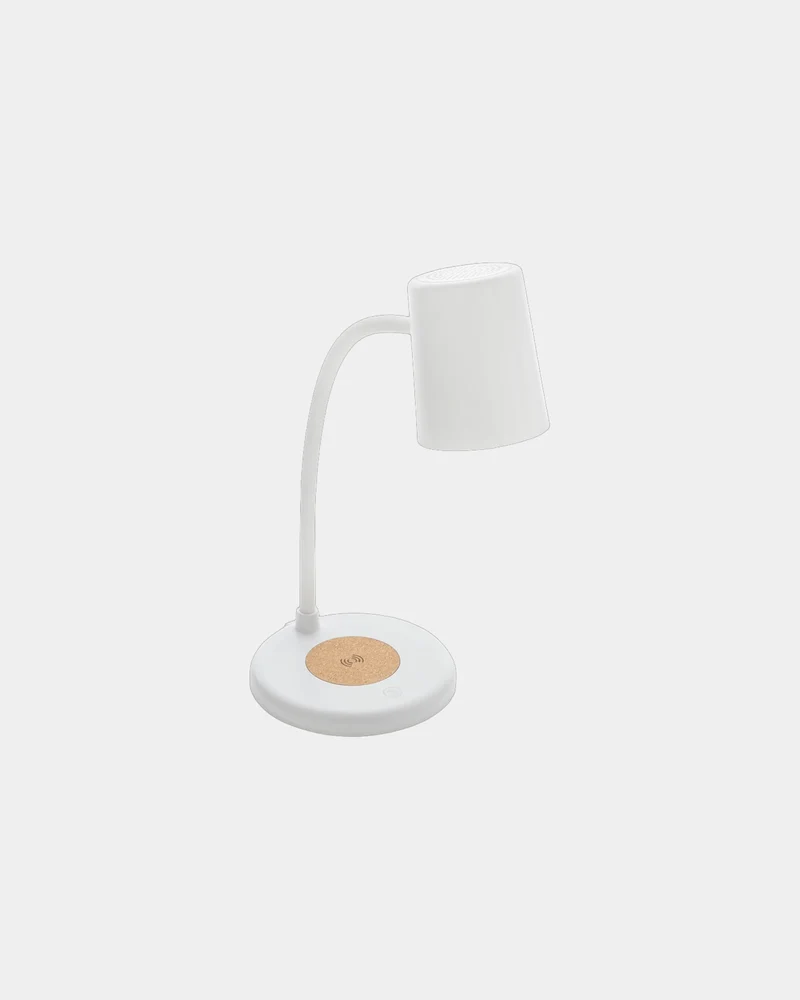 Lampe de bureau liège et plastique 15W à personnaliser