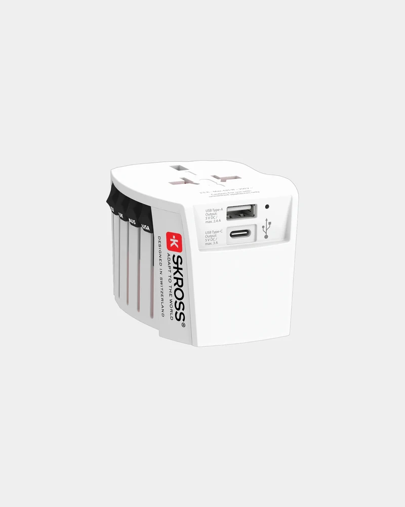 Adaptateur de voyage Skross MUV 2-Pôles à personnaliser