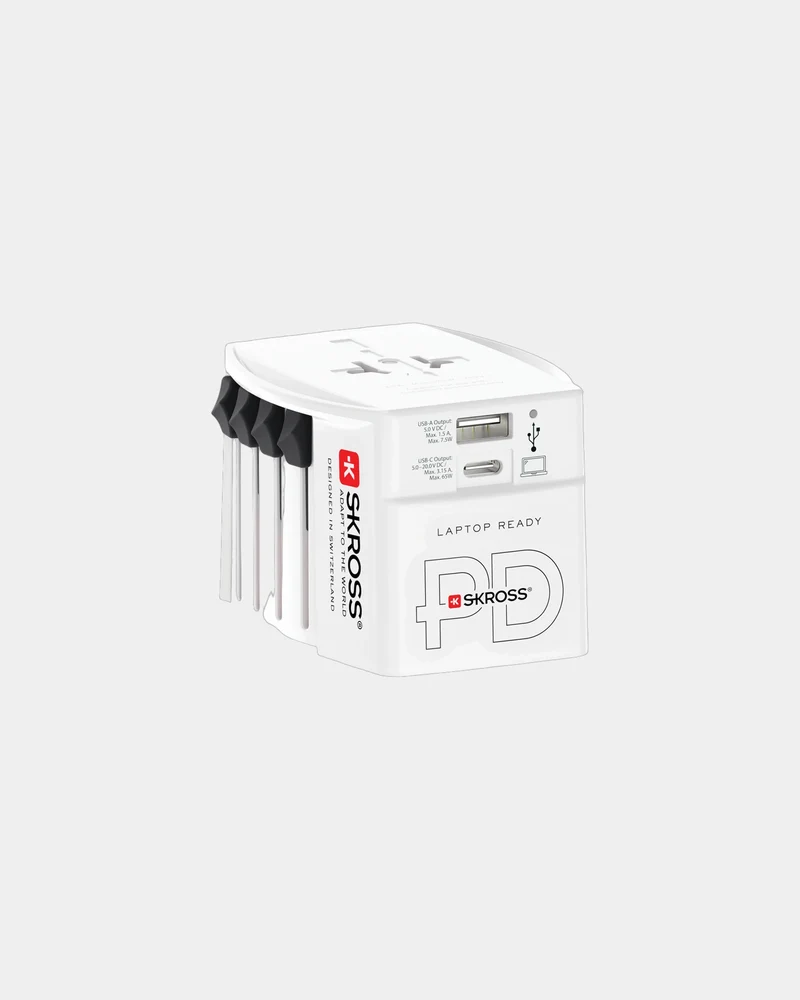 Adaptateur de voyage universel Skross MUV 65W à personnaliser