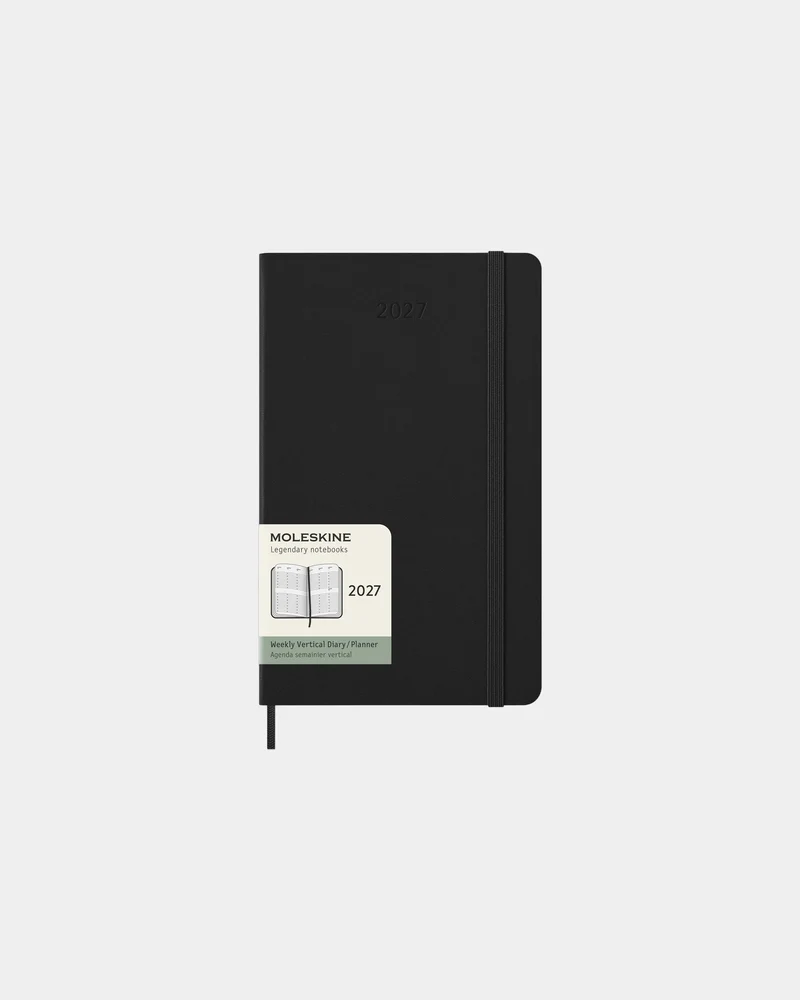 Agenda vertical Moleskine 12 mois à personnaliser