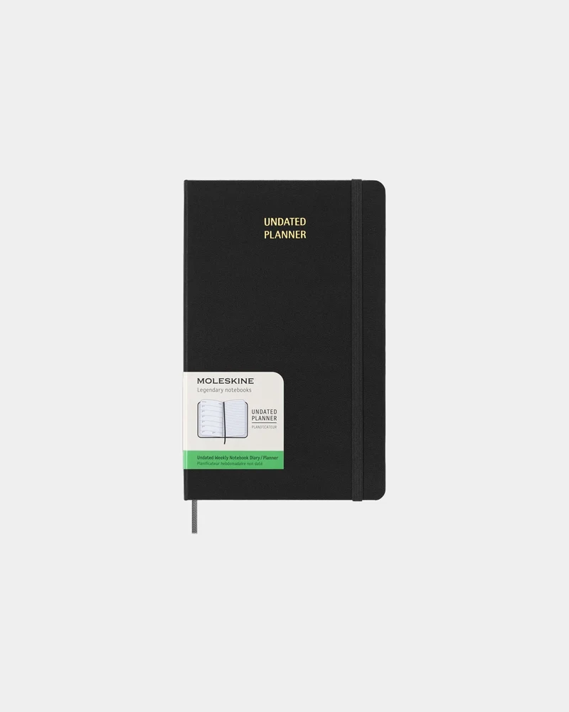 Agenda hebdomadaire non daté Moleskine à personnaliser