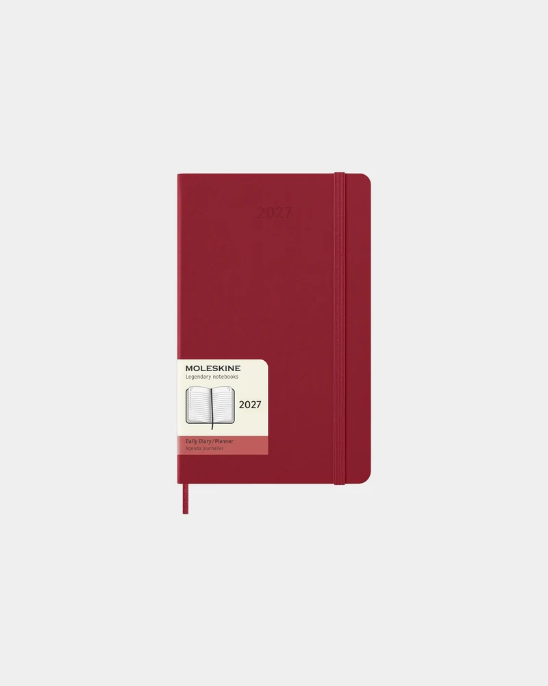 Agenda Moleskine quotidien 12 mois à personnaliser