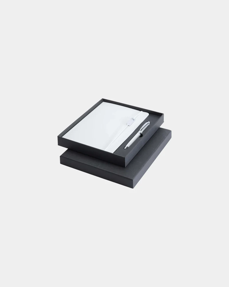 Ensemble carnet A5 et stylo roller à personnaliser