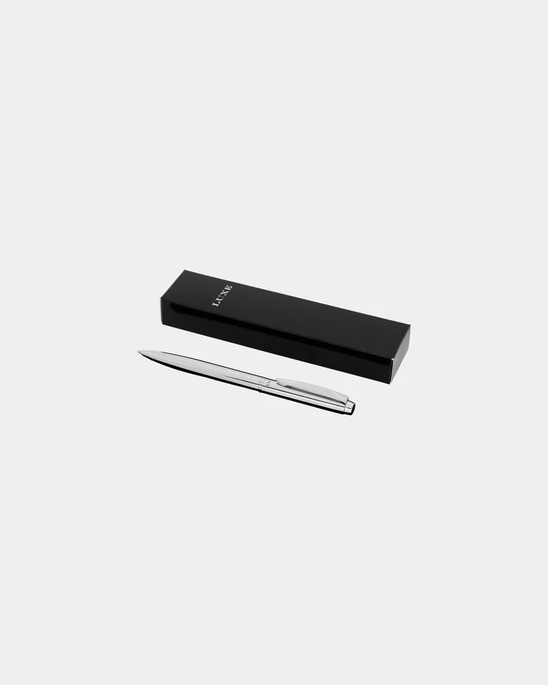 Stylo bille éco-responsable argent à personnaliser