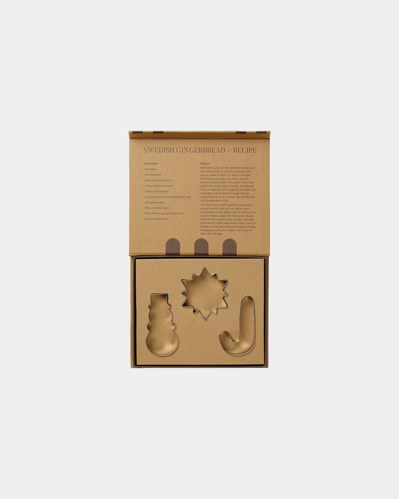 Set de 3 emporte-pièces inox Vinga à personnaliser