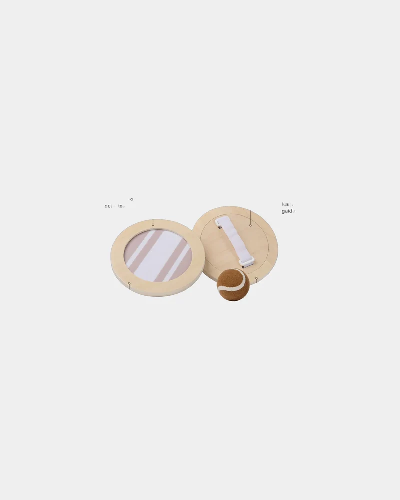 Jeu de raquettes scratch Vinga avec balle à personnaliser