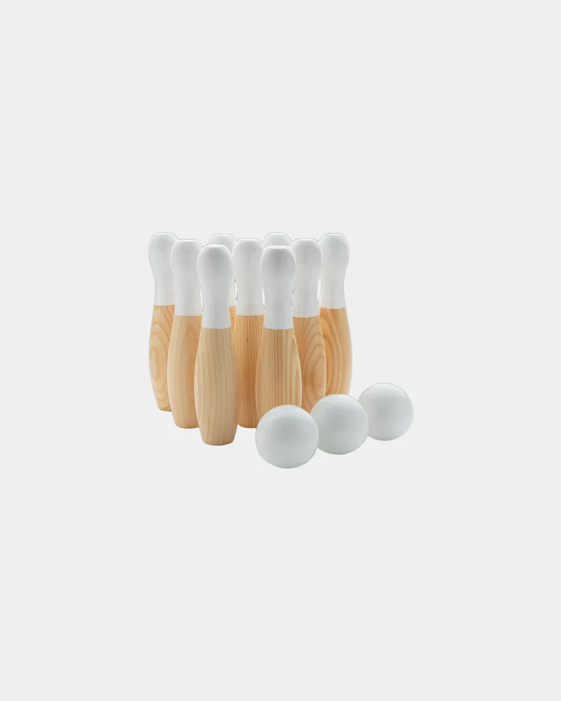 Jeu de quilles en bois à personnaliser