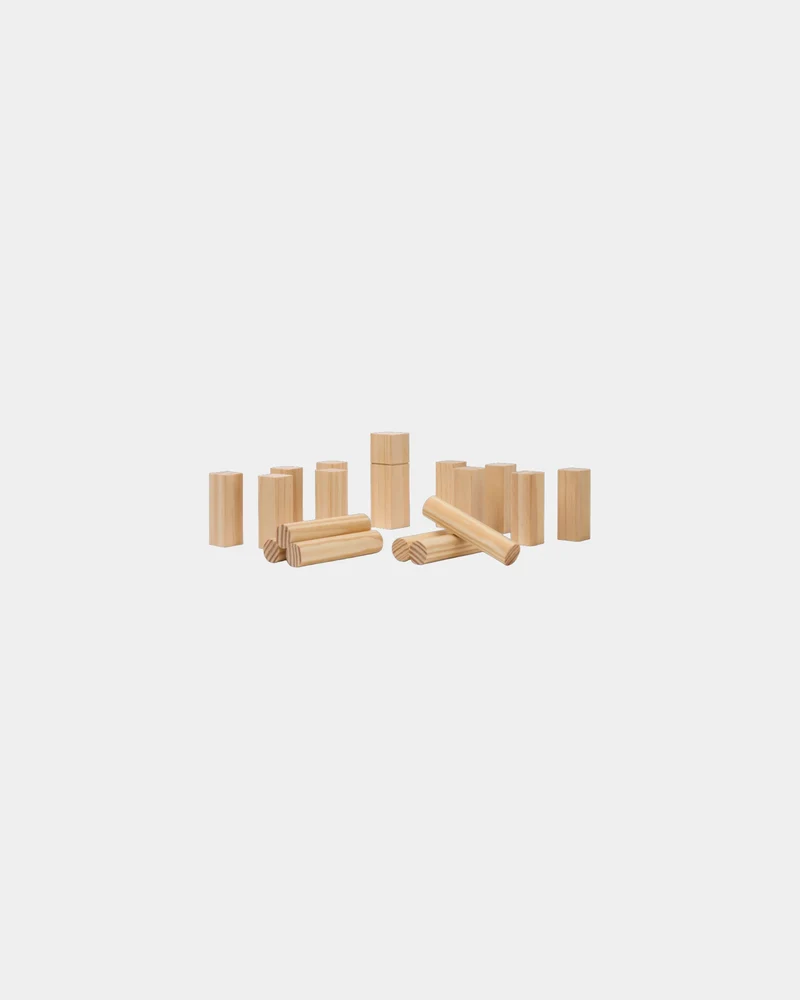 Jeu de plein air en bois FSC Vinga Mini jeu Kubb à personnaliser