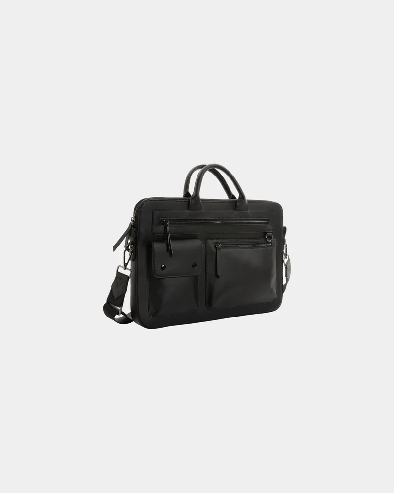 Sacoche ordinateur PU recyclé 14'' à personnaliser