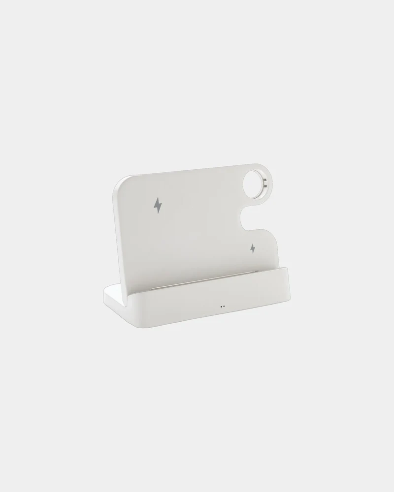 Chargeur sans fil 15W en ABS recyclé à personnaliser