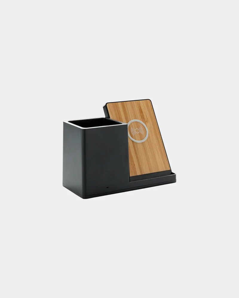 Chargeur sans fil 10W ABS recyclé à personnaliser