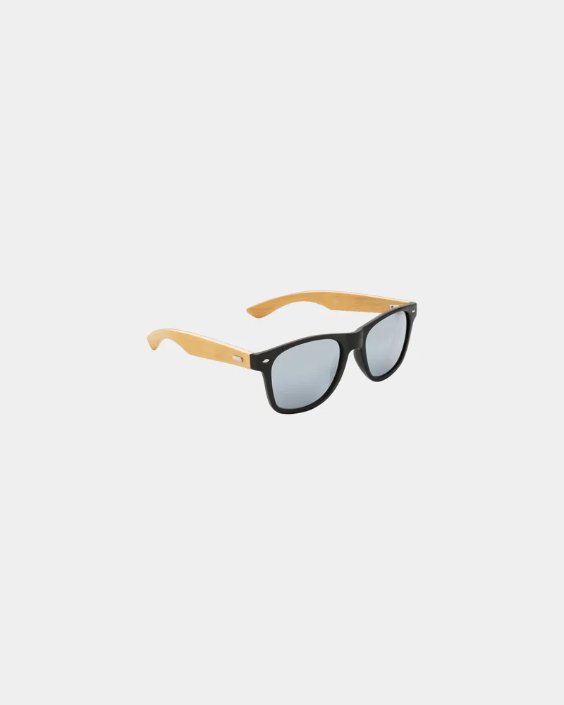 Lunettes de soleil en bambou et plastique recyclé à personnaliser
