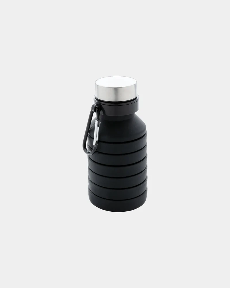 Bouteille silicone pliable étanche 550ml à personnaliser