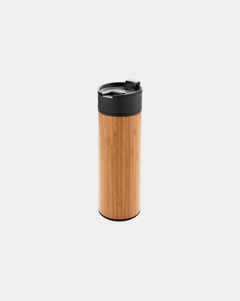 Mug étanche bambou 450ml à personnaliser