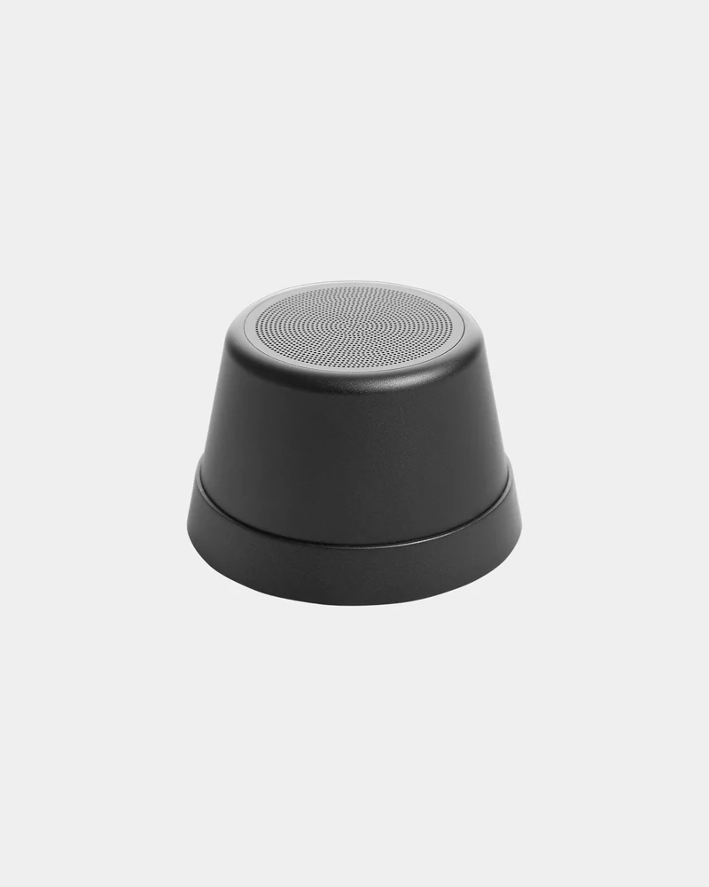Haut-parleur magnétique aluminium recyclé 5W à personnaliser