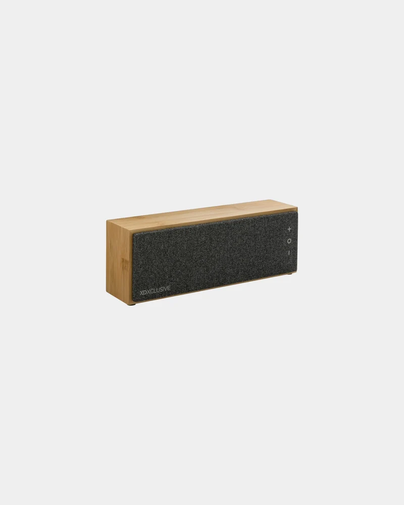 Haut-parleur sans fil 10W en bambou à personnaliser