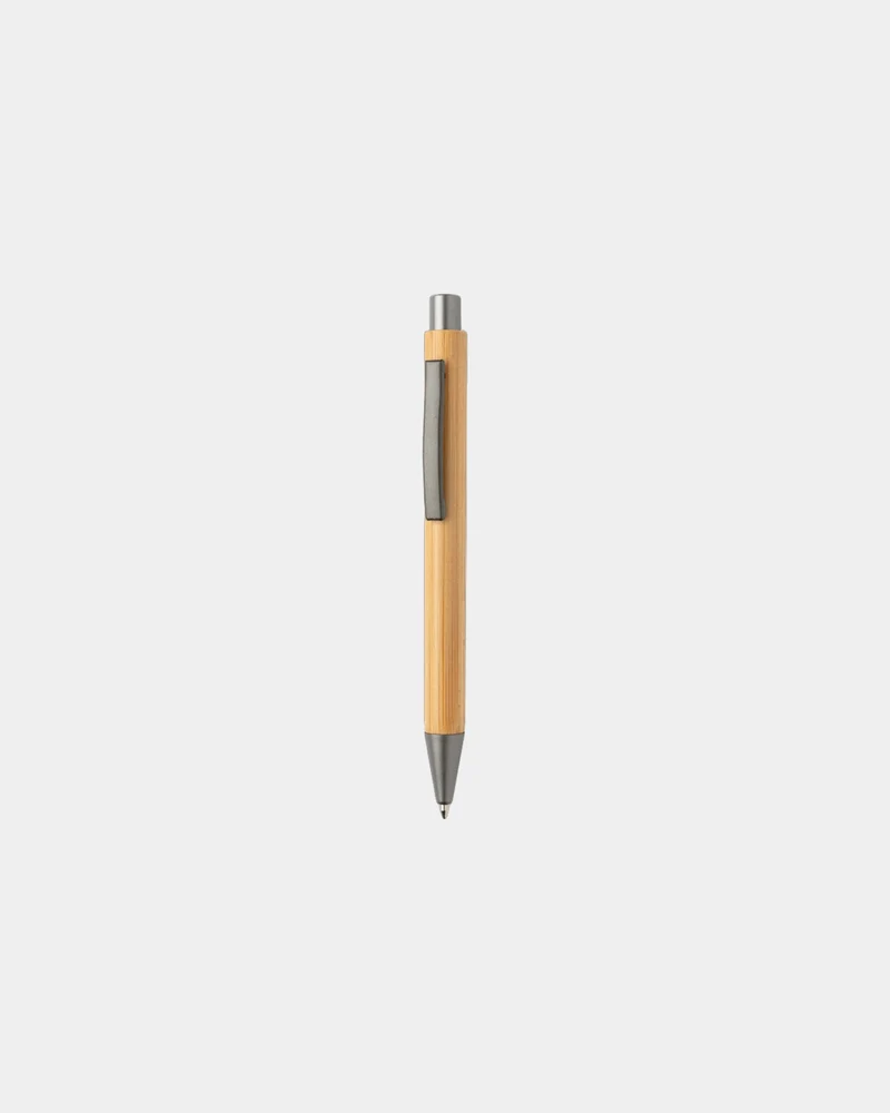 Stylo en bambou au design épuré à personnaliser