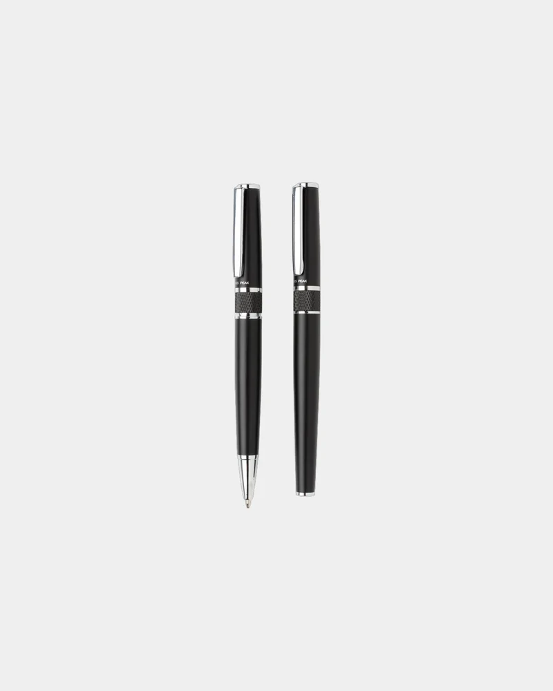 Set stylos acier à personnaliser