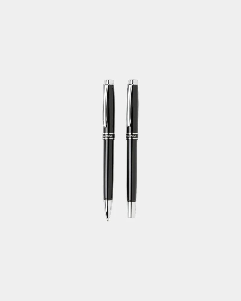 Set stylos laiton et acier à personnaliser