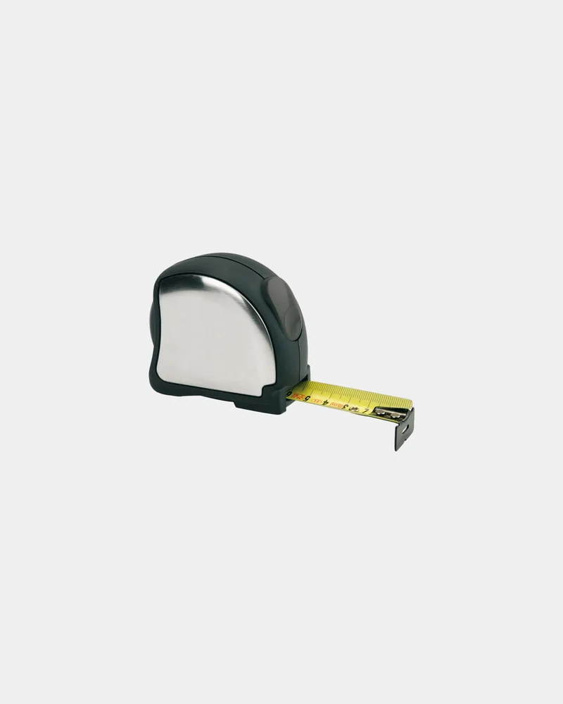 Mètre acier inoxydable 5m/25mm à personnaliser