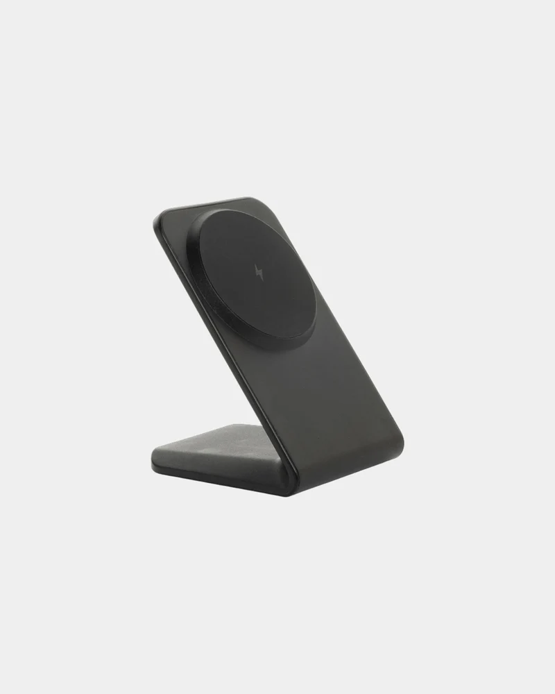 Chargeur magnétique 15W en plastique recyclé à personnaliser