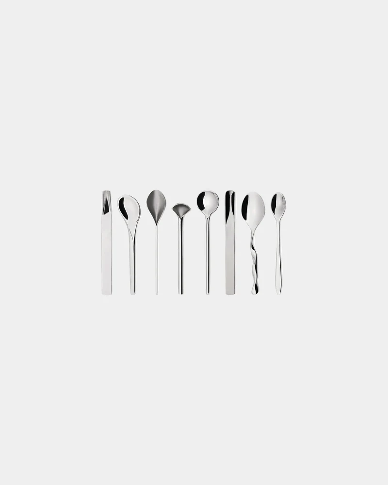 Cuillères à café acier inoxydable Alessi à personnaliser