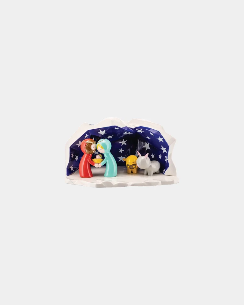 Crèche porcelaine Alessi Happy Eternity Baby à personnaliser
