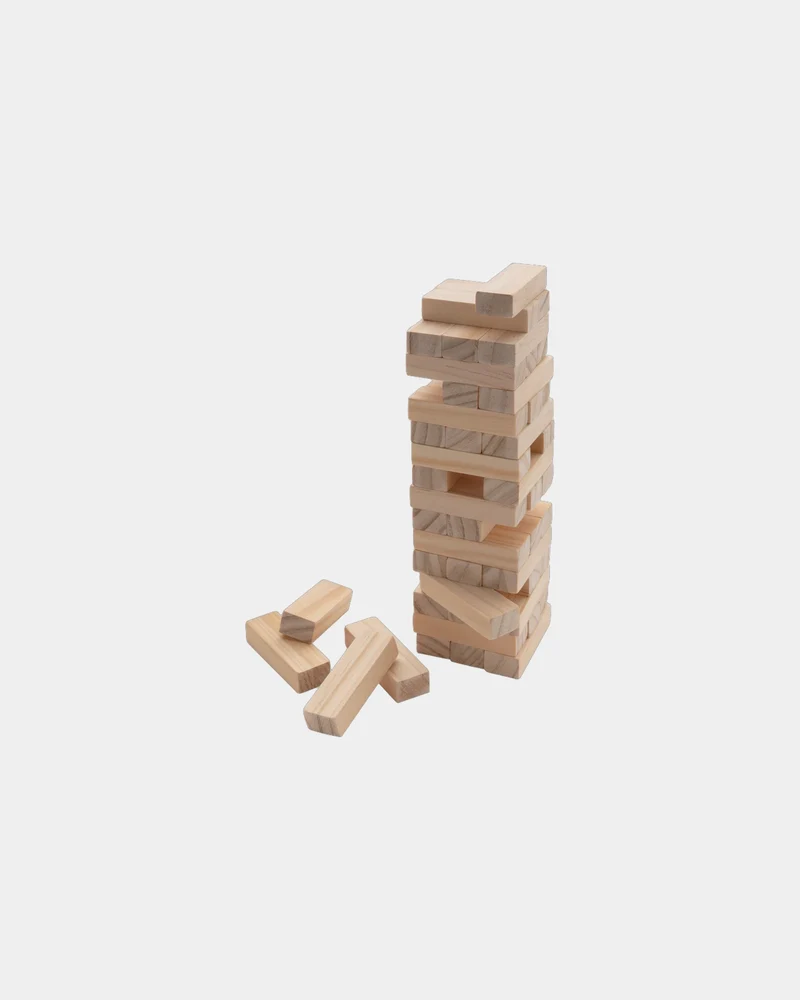 Jeu d’empilage de blocs de bois à personnaliser