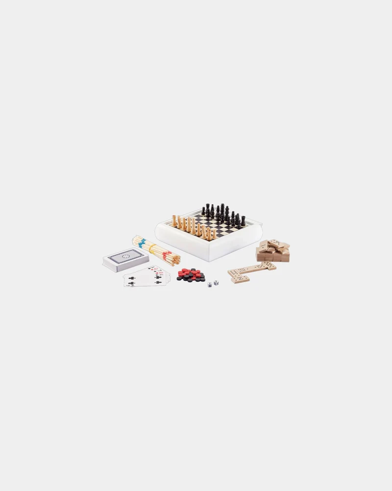 Set de jeux 5 en 1 en bois à personnaliser