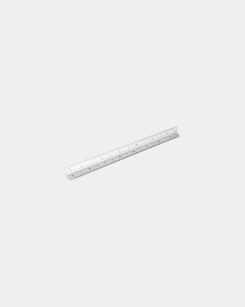 Règle triangulaire aluminium 30 cm à personnaliser