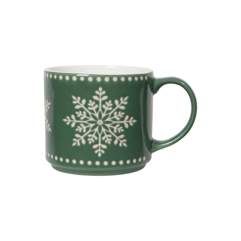 Tasse empilable Good Tidings Snowflake