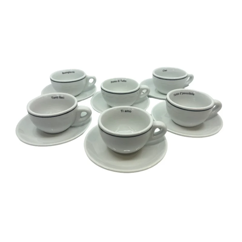Ensemble de tasses à cappuccino Parole