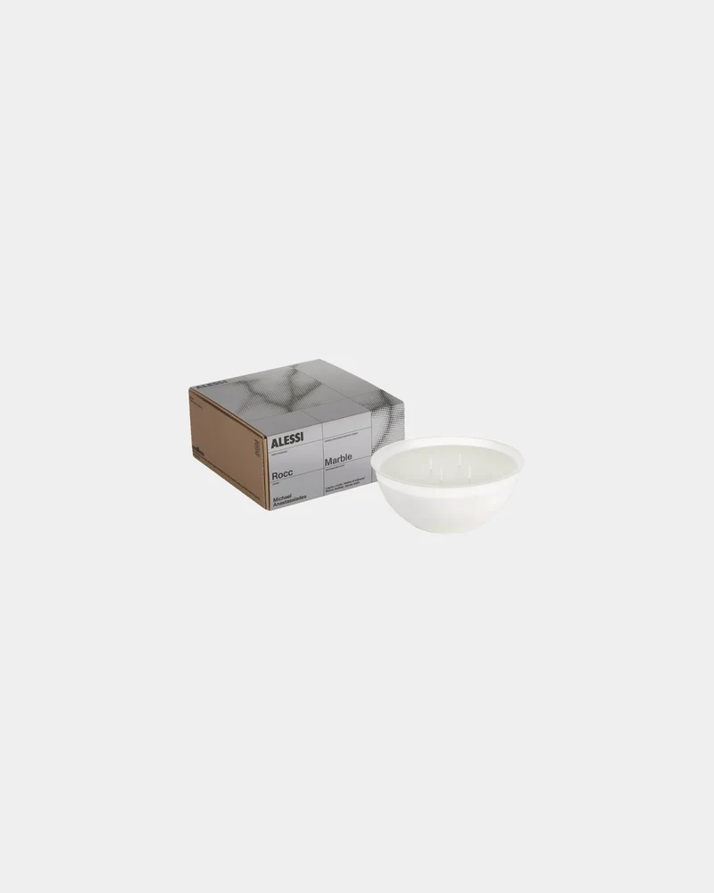 Recharge bougie parfumée cire végétale Alessi Rocc à personnaliser