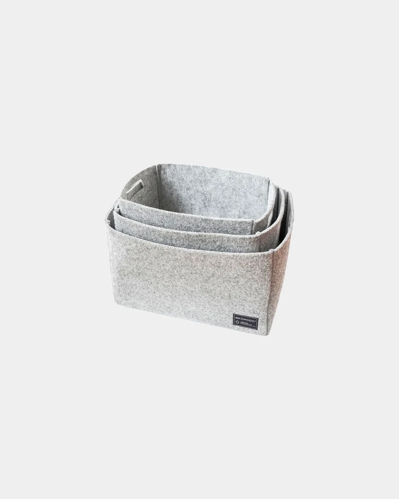 Panier Jaso basket en fibre polyester recyclée Ekomodo à personnaliser