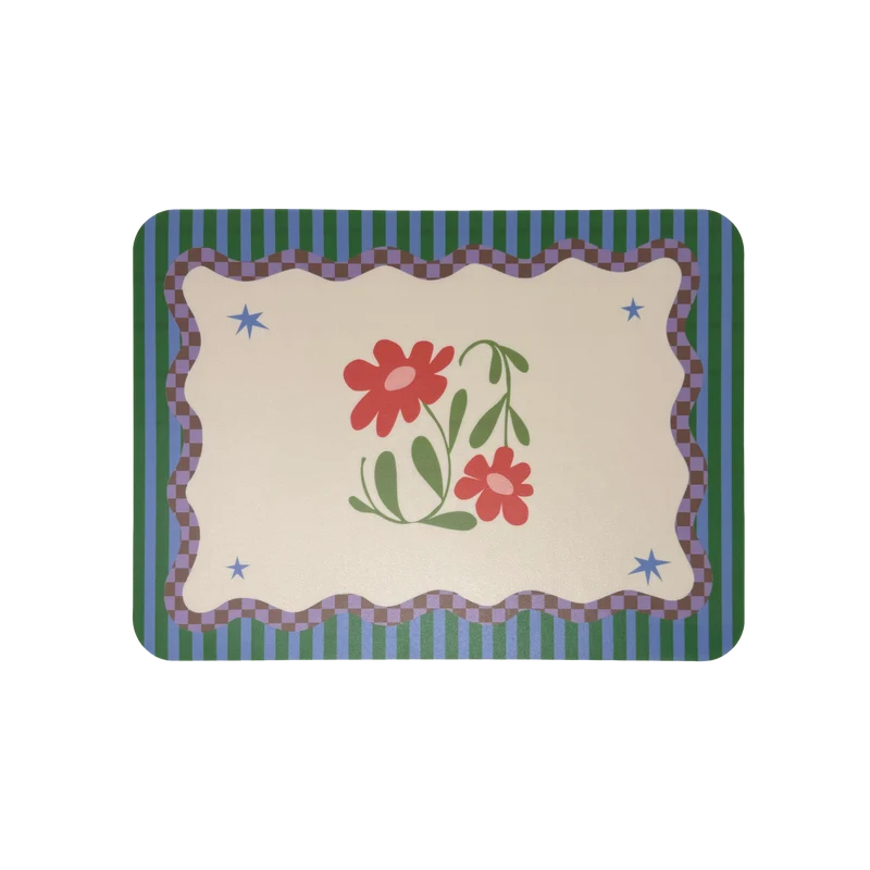 Set de table Bloomwish - 33 x 45 cm - Vert