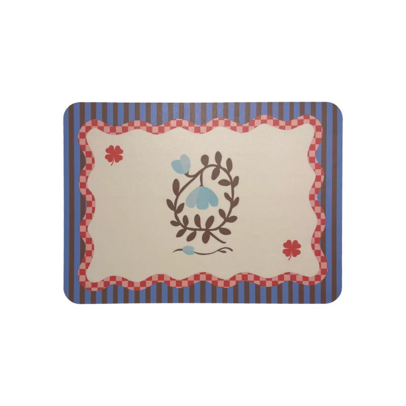 Set de table Bloomwish - 33 x 45 cm - Bleu