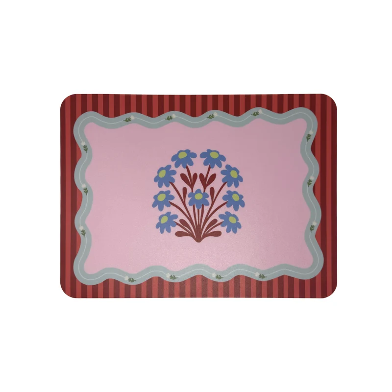 Set de table Bloomwish - 33 x 45 cm - Rouge